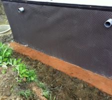 Lit de sable pour pose drainage