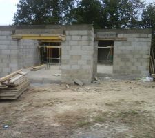 La partie plein pied est finie.