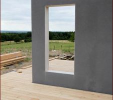 Terrasse en voie de finition