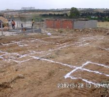 Tracage des pilliers