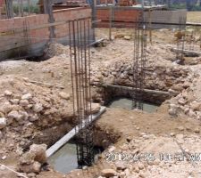 Coulage des semelles