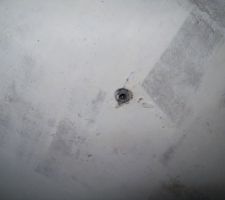 Chevilles au plafond