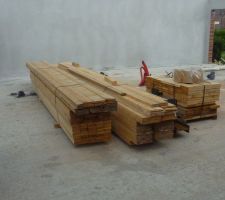 Livraison charpente
