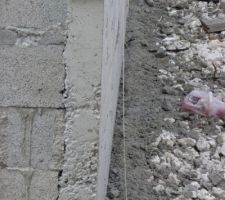 Reprise mur de droite cause pb du mur de gauche oubli bordure de trottoir...