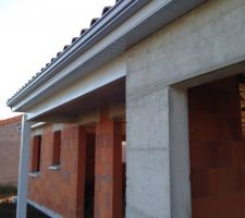 Opération peinture du lambris bois.
Ral 7035 Gris clair (presque blanc...)