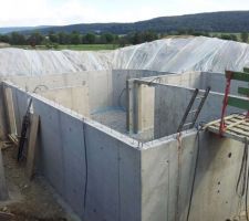 Avec gaines électrique et préparation dalle sous sol