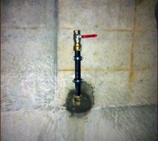 Arrivée de l'eau courante!!