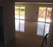 Chape liquide RDC (salon/séjour)