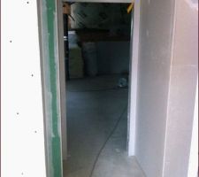 Le sas entre garage et hall d'entrée