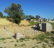 Livraison des Agglos B&eacute;ton