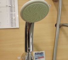 Pommeau de douche Compris dans le choix constructeur