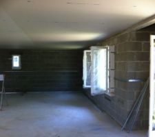 Plafond placo terminé