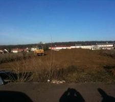 Terrain pendant la viabilisation