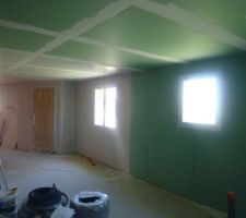 Joints plafond.