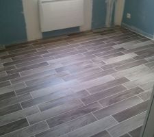 Carrelage avec joints