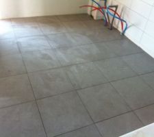 Carrelage de la SDB du haut