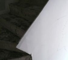 Habillage placo de l'escalier bis