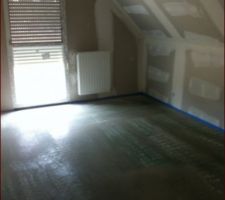 Chape de finition....