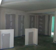 Chape finition cuisine...