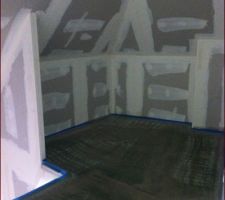 Chape de finition mezzanine...