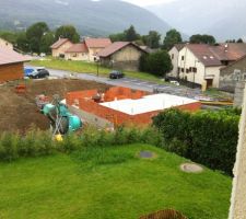 Avancement de la maison du voisin