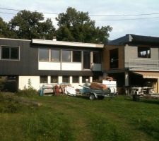 Changement de tous les ouvrants à l'étage sauf à l'extension ...