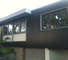 Changement de tous les ouvrants ... le panneau de porte provisoire ... !