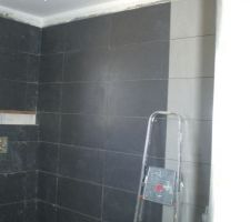 Intérieur de la douche