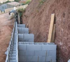 Suite mur acc&egrave;s maison