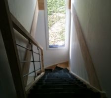 L'escalier vu d'en haut !