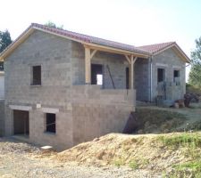 Vue avant maison hors d'eau