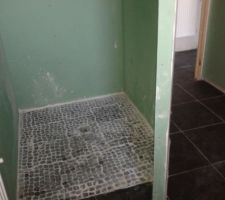 Douche &agrave; l'italienne en cours