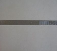 Pour mettre &agrave; l'int&eacute;rieur de notre douche, j'ai trouv&eacute; une frise sympa et passe partout