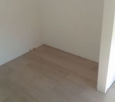 Parquet Quick Step posé dans le dressing