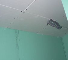 Plafond de la douche à l'italienne