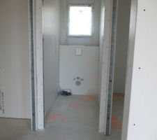 WC suspendu avec son placo