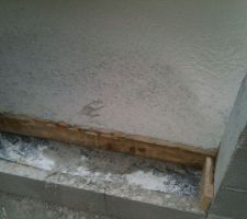 Pas de porte sous sol