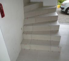 Escalier carrelé