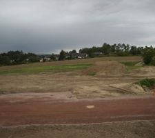 Emplacement de l'implantation vue de devant