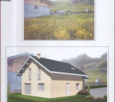 Vue terrain et implantation 3D