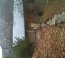 Nouvelle entr&eacute;e de la maison, avant transformation.