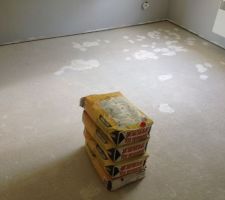 Rebouchage des trous du sol