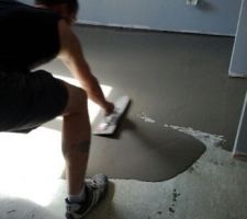 Richard en pleine action