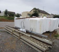Fourniture du matériel pour la dalle
