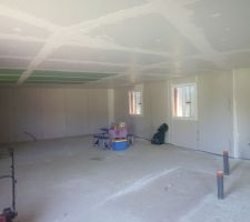 Joints plafond.