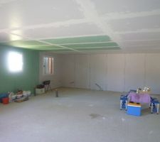 Joints plafond.