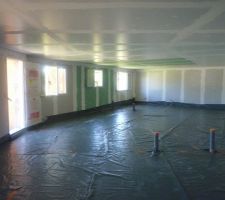 Pr&eacute;paration pour la chape