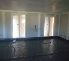 Pr&eacute;paration pour la chape