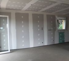 Cuisine vue du s&eacute;jour