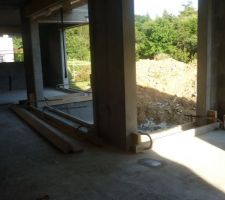 Préparation seuils baies